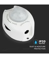 Détecteur de mouvement PIR sans fil pour rubans LED - 12V, max 36W, pour éclairage de lit, connecteur 2.1mm, garantie 3 ans