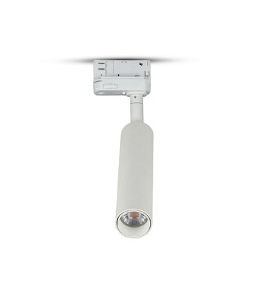 Spot sur rail LED Samsung 7W, RA90 - Blanc, 24°, 5 ans de garantie