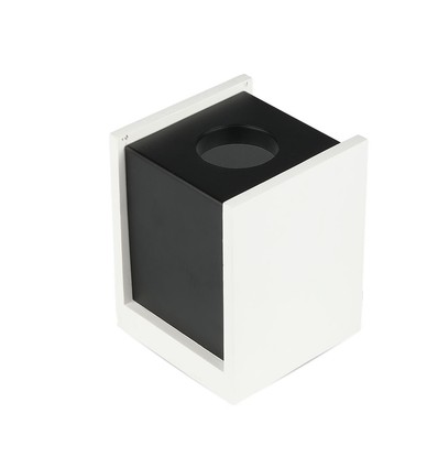 GU10 påbygningsspot til gips - Square, Pistol Black, kvadratisk, uten lyskilde