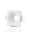 Spot encastrable en plâtre GU10 - Rond, blanc, trou Ø12,5 cm, IP20