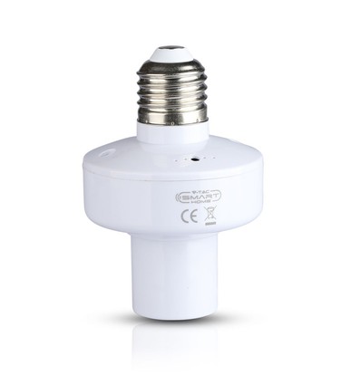 E27 Wi-Fi smart fitting - Max 20W, werkt met Alexa en Google Home, wit