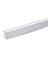 120cm 60W Samsung LED lijnverlichting, Up/Down - 6000lm, dimbaar, zilver, incl. ophangkabel