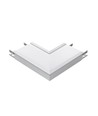 8W L-formet stik - Samsung chip, 4000K, sølv hus