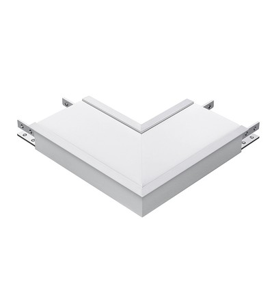 10W L-vormige koppeling voor lineaire verlichting - Samsung LED chip, 1000lm, 4000K, aluminium