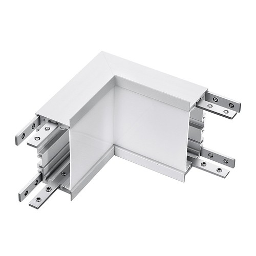 10W L-vormige connector voor lineaire verlichting - Samsung LED chip, 1000lm, 4000K, aluminium