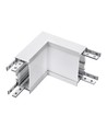 10W L-vormige connector voor lineaire verlichting - Samsung LED chip, 1000lm, 4000K, aluminium