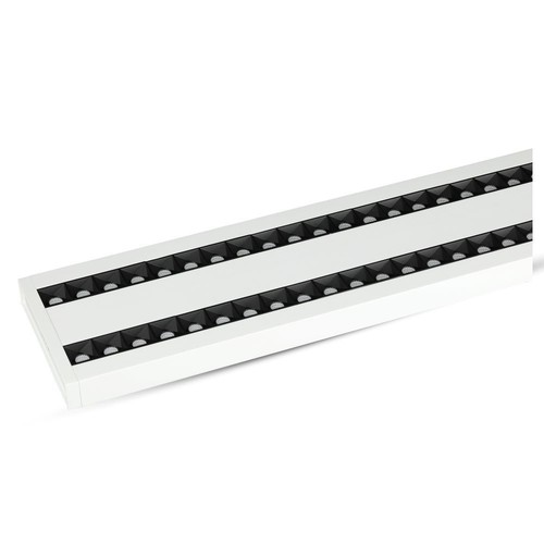 Suspension LED linéaire 60W, puce Samsung - 110lm/W, UGR