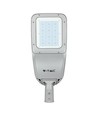 Lampadaire LED 120W - 130lm/W, IP65, puce LED Samsung, Driver Inventronics, gris