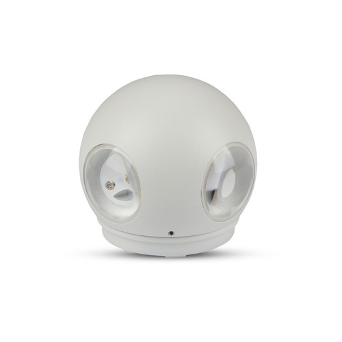 4W ronde LED wandlamp - IP65, 110lm/W, wit, buiten, incl. lichtbron