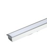 120cm 40W LED lineair inbouwarmatuur - Samsung LED chip, 120cm, zilver, 5 jaar garantie