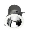35W Ø16cm LED hotel downlight, RA95 - 2300lm, 0-27° verstelbare stralingshoek, zilveren reflector, Gat: Ø15cm