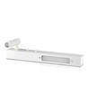 Lampe de chevet LED 3W+3W hôtel - Blanc, 3000K, aluminium, applique murale