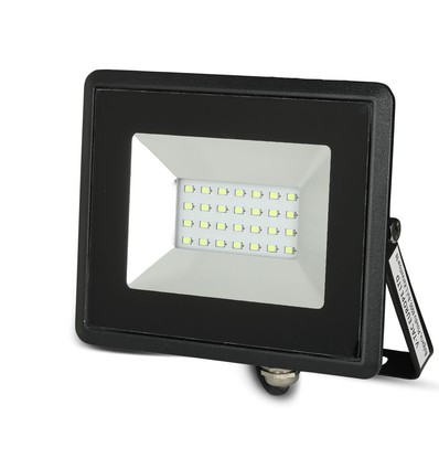 20W LED-breedstraler - Groen, Zwarte behuizing, werklamp