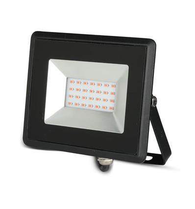 20W Rode LED-breedstraler - IP65 buiten, Zwarte behuizing, werklamp