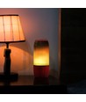 Haut-parleur Bluetooth portable 6W avec lumière LED - Rouge, batterie 1800mAh, USB/TF/AUX, 5V DC