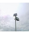 35W Solara LED strålkastare med solcell - IP65, svart, fjärrkontroll