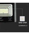 Projecteur LED solaire Solara 35W - IP65, noir, télécommande