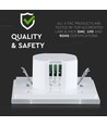 Capteur micro-ondes mural - Blanc, pour encastrement, max 300W