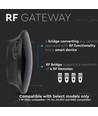 RF433 Gateway, 5V - 433MHz, compatibel met Alexa en Google Home, zwart, IP20