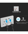 Passerelle RF433, 5V - 433MHz, compatible avec Alexa et Google Home, noir, IP20