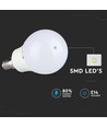 3,5W P45 LED-lamp E14 - RF-bediening, dimbaar, RGB+6400K