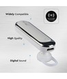 Bluetooth headset med mikrofon, hvit - 170mAh batteri, 10-12 timers spilletid, in-ear design