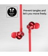 Casque sport Bluetooth, rouge - batterie 500mAh, 7-8 heures d'autonomie, portée 10m