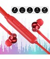 Casque sport Bluetooth, rouge - batterie 500mAh, 7-8 heures d'autonomie, portée 10m