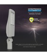 120W LED straatverlichting met Samsung chip - 140lm/W, dimbare Inventronics driver, IP66, grijze behuizing