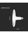 Ampoule LED UFO 18W, E27 - Samsung LED chip, Ø22cm, 1200lm, 5 ans de garantie