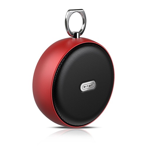 Rode draagbare Bluetooth speaker - TWS functie, 800mAh batterij, 4 uur speeltijd
