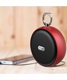 Enceinte Bluetooth portable rouge - fonction TWS, batterie 800mAh, 4 heures d'autonomie