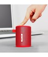 5W bærbar Bluetooth høyttaler, Rød - TWS funksjon, 1500mAh batteri, inkl. Micro USB kabel