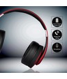 Bluetooth draadloze hoofdtelefoon - Rood, tot 12 uur speeltijd, Micro SD en AUX ingang