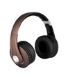 Casque Bluetooth sans fil avec arceau réglable - 12 heures d'autonomie, marron