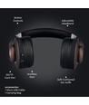 Casque Bluetooth sans fil avec arceau réglable - 12 heures d'autonomie, marron