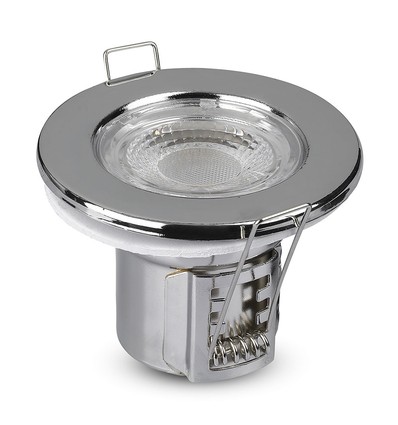 5W Ø8,15cm LED inbouwspot - Brandvertragend, Samsung LED chip, IP65, dimbaar, Gat: Ø5,7 cm, Afm: Ø8,15 cm