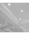 5W Ø8,15cm LED indbygningsspot - Brandhæmmende, Samsung LED chip, IP65, dæmpbar, Hul: Ø5,7 cm, Mål: Ø8,15 cm