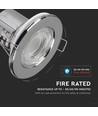 5W Ø8,15cm LED indbygningsspot - Brandhæmmende, Samsung LED chip, IP65, dæmpbar, Hul: Ø5,7 cm, Mål: Ø8,15 cm