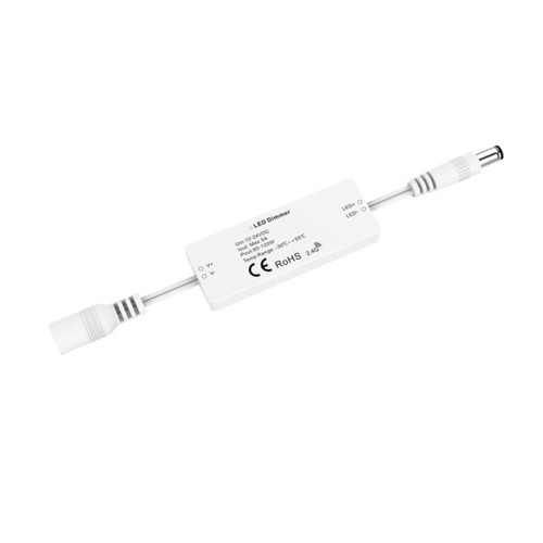 Mini contrôleur LEDlife rWave - 12V (60W), 24V (120W), avec connecteur DC