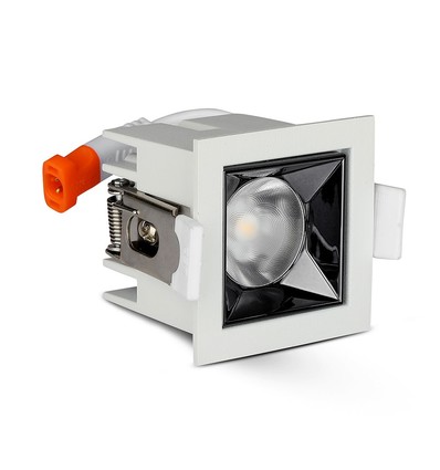 4W kvadratisk LED downlight, Samsung chip, RA90 - 5700K, 12 grader, hål: 45x45mm