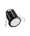 PIR plafondsensor voor inbouw, 360° - Zwart, IP20, detectieafstand tot 8m, zaagmaat: Ø4cm