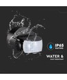 Détecteur de mouvement infrarouge - IP65 extérieur, noir, détection 180°/360°, max 600W LED