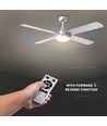 35W LED Takfläkt med Ljuskit - RF Kontroll, 4 Vingar, DC Motor