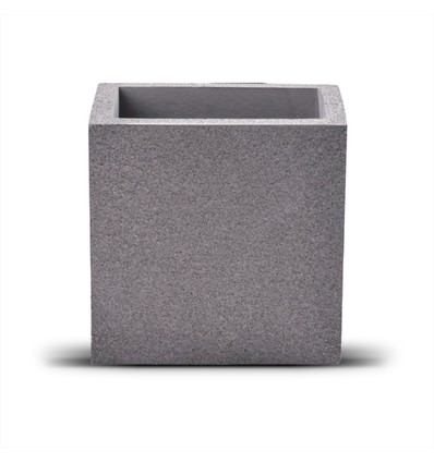 Applique murale carrée en béton G9 - Gris clair, IP20 intérieur, sans source lumineuse