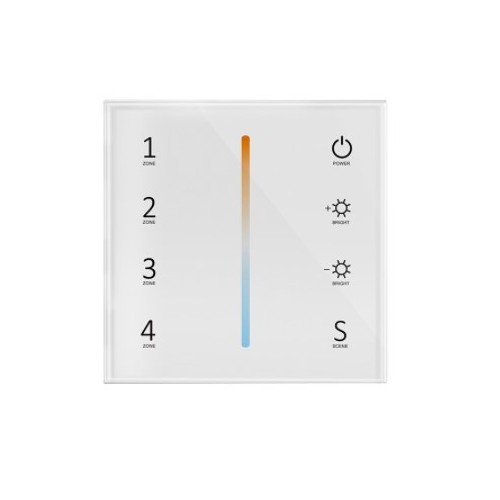 LEDlife rWave wandgemonteerde CCT dimmer - 4 zones, batterij