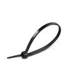 Kabelbinder 30 cm, 100 stk - Bredde 3,5 mm svart