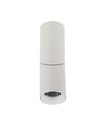 Spot en saillie GU10 - Blanc, Ø5,95cm, hauteur 19,7cm, IP20 intérieur, sans source lumineuse