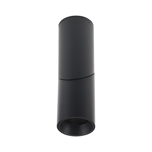 Spot en saillie GU10 - Noir, rond, aluminium, Ø5,95 x 19,7 cm, IP20 intérieur, sans source lumineuse