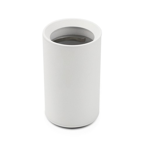GU10 påbygningsspot - Rund, hvid, aluminium, IP20 indendørs, Ø6cm
